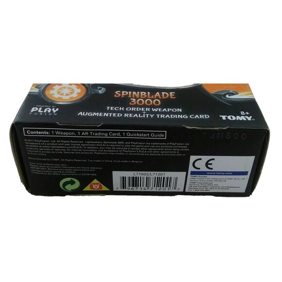 TOMY Lightseekers Awakening Weapon Pack and AR Trading Card Spinblade 3000 - Picture 5 of 5